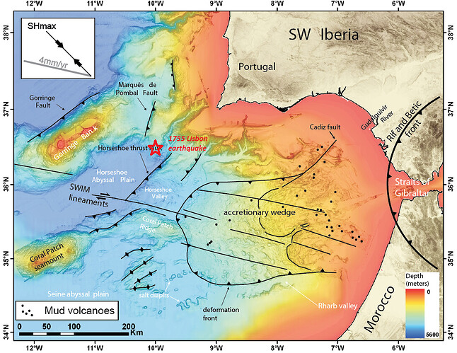 GulfCadiz_fault_map