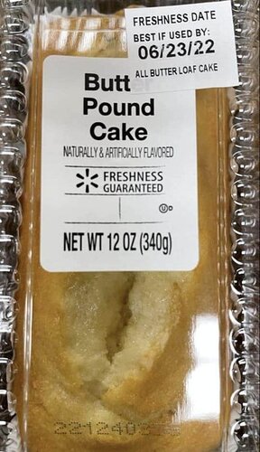 butt pound cake