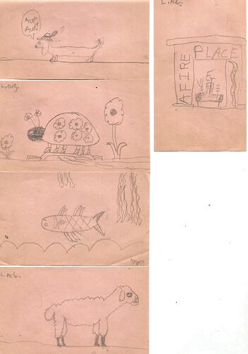 LAG.Childhood.Drawings.circa.1970-71