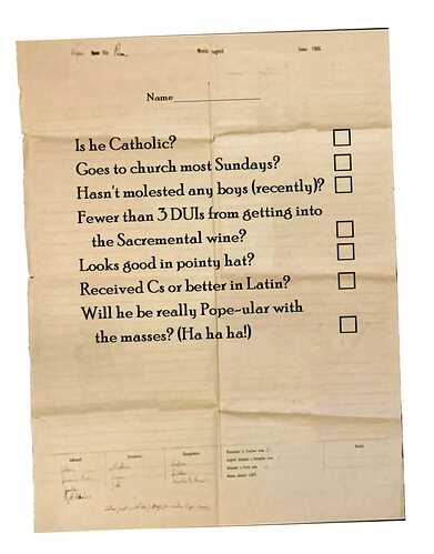 pope_checklist