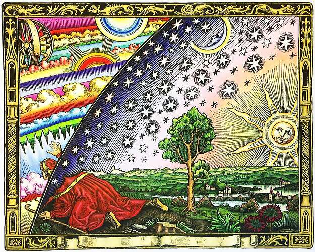 Camille Flammarion engraving