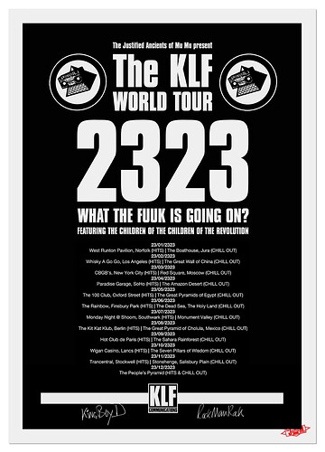 The-KLF-2323-Tour-Poster-NEW-white-on-black-SIGNED