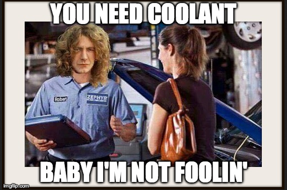 Robert Plant coolant