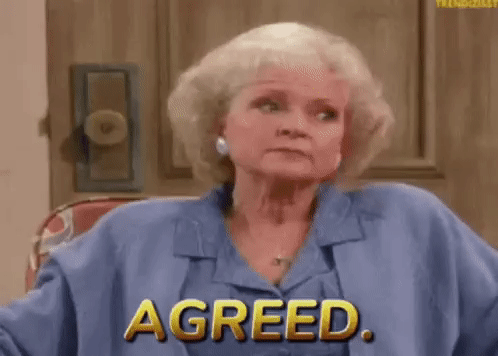 golden girls rose betty agreed big nods