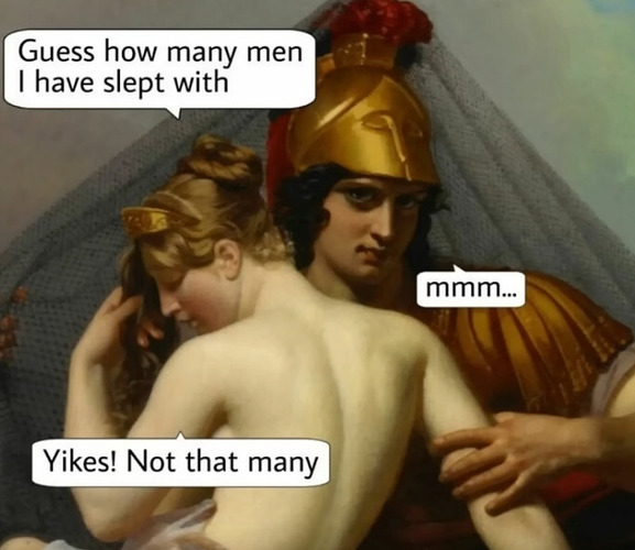 Yikes, not that many men