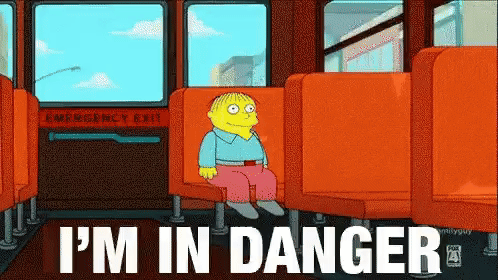 simpsons ralphie bus im in danger