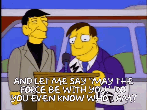Simpsons May the force be with you