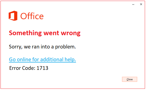 Error-Code-1713