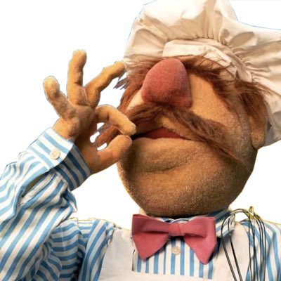 Swedish Chef's chef's kiss or toke