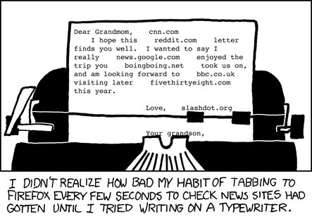 xkcd Typewritter