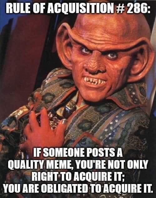 trek quark rule of meme acquisition