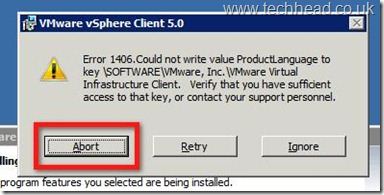 VMware-vSphere-Clienr-Error-1406-Fix