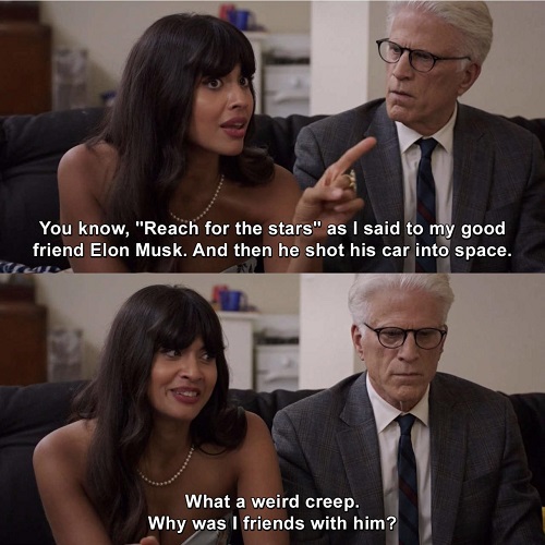 What a weird creep.